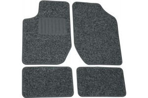 Μοκέτες Αυτοκινήτου Συμβατές Με Honda Crv Ii 2003-2007 Γκρι 4Τμχ