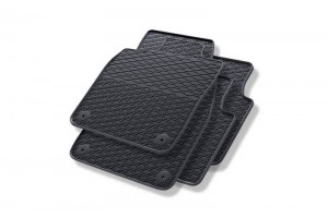 Λαστιχένια Πατάκια Geyer & Hosaja Για Audi Q4 E-Tron / Volkswagen Id.4 & Id.5 2020+ / Cupra Tavascan 2023+ / Skoda Enyaq 4 Τεμάχια Μαύρα 911/4C