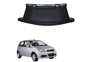 Πατάκι Πορτ-Παγκάζ 3D Σκαφάκι Για Chevrolet Aveo Hatchback 02-11 Μαύρο Cik