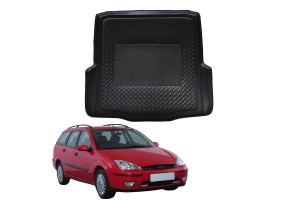 Πατάκι Πορτ-Παγκάζ 3D Σκαφάκι Για Ford Focus 99-04 Combi Μαύρο Cik