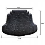 Πατάκι Πορτ-Παγκάζ 3D Σκαφάκι Αδιάβροχο Για Honda CR-V 07-12 Μαύρο Stardiamond