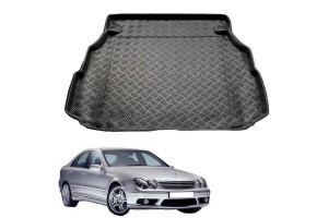Πατάκι Πορτ-Παγκάζ 3D Σκαφάκι Για Mercedes-Benz C-Class W203 00-07 Sedan Μαύρο Mix-Plast