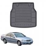 Πατάκι Πορτ-Παγκάζ 3D Σκαφάκι Για Mercedes-Benz S-Class W220 98-05 Μαύρο Frogum TM403970