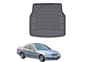 Πατάκι Πορτ-Παγκάζ 3D Σκαφάκι Για Mercedes-Benz S-Class W220 98-05 Μαύρο Frogum TM403970