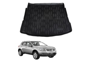 Πατάκι Πορτ-Παγκάζ 3D Σκαφάκι Για Nissan Qashqai J10 07-14 Μαύρο Locker