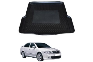 Πατάκι Πορτ-Παγκάζ 3D Σκαφάκι Για Skoda Octavia 1Z 04-13 Sedan & Combi Μαύρο Cik