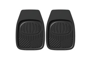 Πατάκια Αυτοκινήτου Σκαφάκια Μπροστινά Μαύρα 2 Τεμάχια