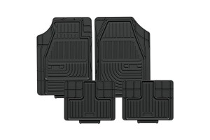 Πατάκια Αυτοκινήτου Smart Fit Μαύρα 4 Τεμάχια