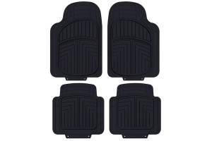 Πατάκια Αυτοκινήτου Premium Μαύρα 4Τμχ