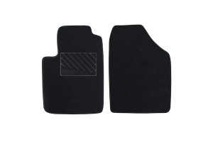 Μοκέτες Αυτοκινήτου Comfort Μαύρες 2Τμχ