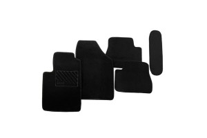 Μοκέτες Αυτοκινήτου Comfort Μαύρες 5Τμχ