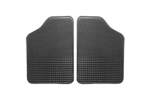 Πατάκια Αυτοκινήτου Διπλής Όψεως Μπροστινά Μαύρα 2 Τεμάχια