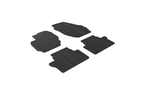Πατάκια Αυτοκινήτου Gledring (0389) Συμβατά Με Volvo V70 2007+ / XC70 2008+ 4Τμχ