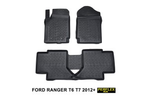 Σκαφακια Πατακια Ειδικα Σετ Μαυρα 4 Τμχ - F.RANGER T6-T7 12+