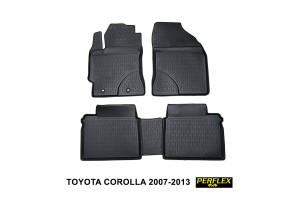 Σκαφακια Πατακια Ειδικα Σετ Μαυρα 4 Τμχ - T.COROLLA 07-13