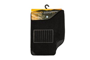 Μοκέτες Αυτοκινήτου Dragon Μαύρες 2 Τεμαχίων