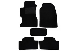 Μοκέτες Αυτοκινήτου Συμβατές Με Audi Q7 2006+ Μαύρες 4Τμχ
