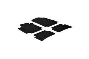 Πατάκια Αυτοκινήτου Gledring (0053) Συμβατά Με Renault Captur 5D 2013+ / Clio Iv 2012-08.2019 / Clio Iv Gt 2013+ 4Τμχ