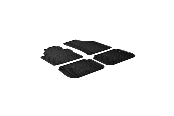 Πατάκια Αυτοκινήτου Gledring (0070) Συμβατά Με Vw Caddy 2004+ / 2010+ / Caddy Fl 2015+ / Cross 2013+ 4Τμχ