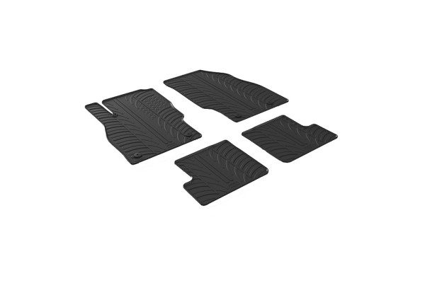 Πατάκια Αυτοκινήτου Gledring (0090) Συμβατά Με Opel Adam 3D 2013+ 4Τμχ