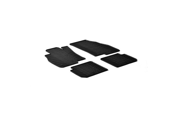 Πατάκια Αυτοκινήτου Gledring (0343) Συμβατά Με Alfa Romeo Mito 3D 2008+ 4Τμχ