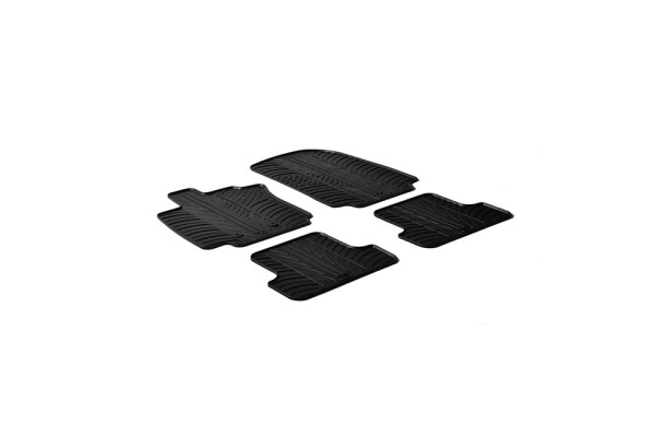 Πατάκια Αυτοκινήτου Gledring (0041) Συμβατά Με Renault Clio Iii 2005-2012 4Τμχ