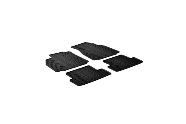 Πατάκια Αυτοκινήτου Gledring (0042) Συμβατά Με Renault Megane Ii 2002-2008 4Τμχ