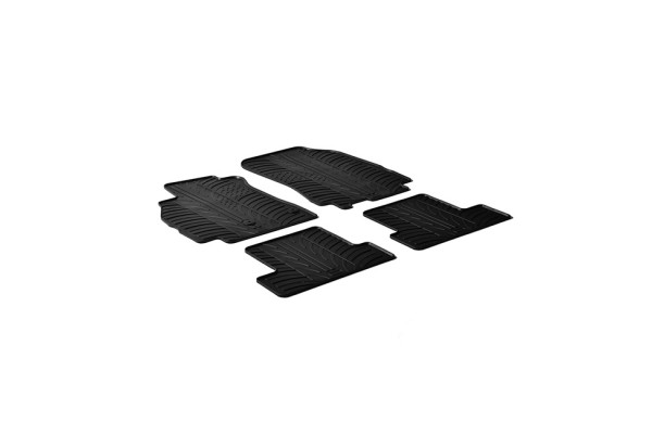 Πατάκια Αυτοκινήτου Gledring (0047) Συμβατά Με Renault Megane Coupe Iii 2008-2016 4Τμχ