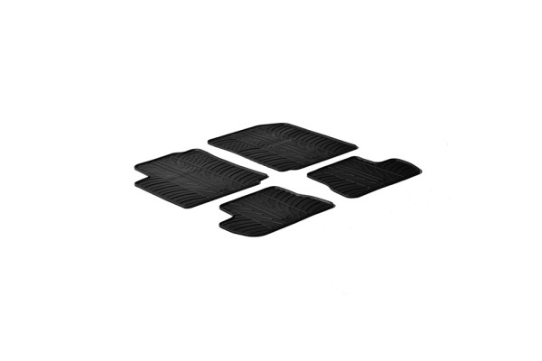 Πατάκια Αυτοκινήτου Gledring (0112) Συμβατά Με Citroen C2 2003+ 4Τμχ