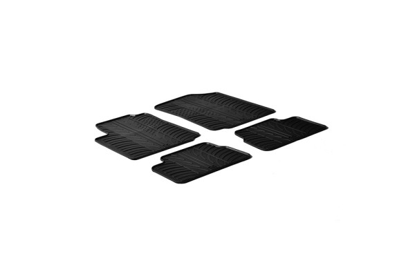 Πατάκια Αυτοκινήτου Gledring (0113) Συμβατά Με Citroen C3 2002-2009 4Τμχ