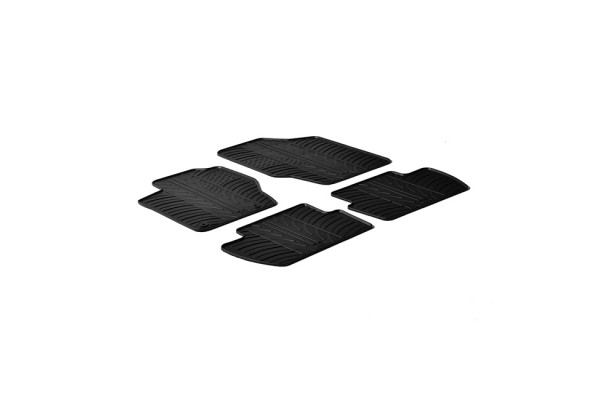 Πατάκια Αυτοκινήτου Gledring (0114) Συμβατά Με Citroen C4 2005-2009 4Τμχ