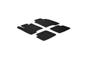 Πατάκια Αυτοκινήτου Gledring (0133) Συμβατά Με Fiat Panda 5D & 4x4 2012-2014 4Τμχ