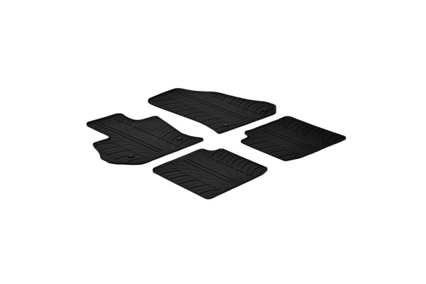 Πατάκια Αυτοκινήτου Gledring (0145) Συμβατά Με Fiat 500L 2012-06.2017 4Τμχ