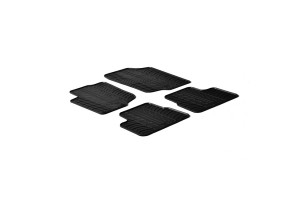 Πατάκια Αυτοκινήτου Gledring (0151) Συμβατά Με Peugeot 207 2006-2012 4Τμχ