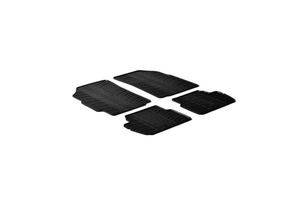 Πατάκια Αυτοκινήτου Gledring (0185) Συμβατά Με Chevrolet Spark 2010+ / Modif 2012+ 5D 4Τμχ