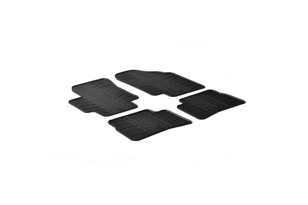 Πατάκια Αυτοκινήτου Gledring (0191) Συμβατά Με Hyundai Accent 2005+ / Kia Rio 2005-2010+ 4Τμχ