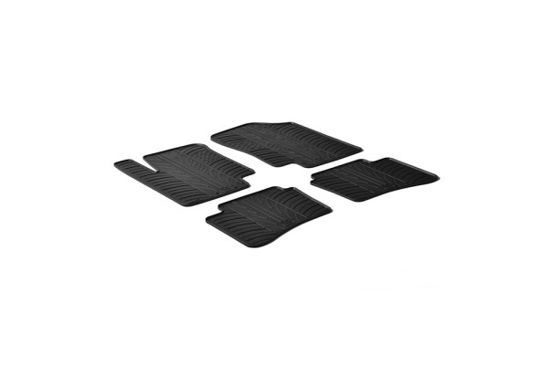 Πατάκια Αυτοκινήτου Gledring (0196) Συμβατά Με Hyundai I20 2008+ / 2012-2014 4Τμχ