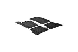 Πατάκια Αυτοκινήτου Gledring (0244) Συμβατά Με Audi A1 3 & 5D 2010-11.2018 4Τμχ