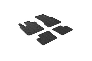 Πατάκια Αυτοκινήτου Gledring (0462) Συμβατά Με Smart 451 For Four 2014+4Τμχ