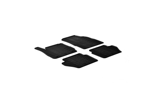 Πατάκια Αυτοκινήτου Gledring (0282) Συμβατά Με Ford Fiesta 2008-07.2017 4Τμχ