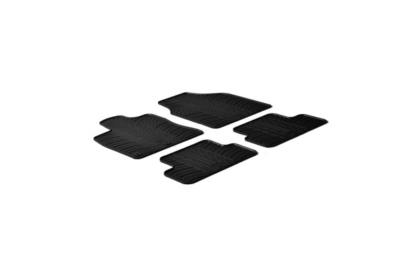 Πατάκια Αυτοκινήτου Gledring (0290) Συμβατά Με Nissan Qashqai 2007-2013 4Τμχ