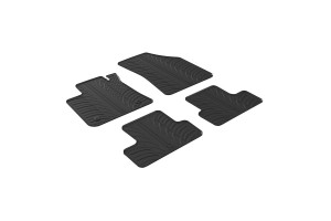 Πατάκια Αυτοκινήτου Gledring (0057) Συμβατά Megane Iv / Grandtour 02.2016+ Μη Αυτόματο / Grand Coupe Gc 4Τμχ