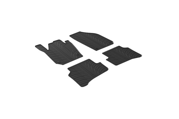 Πατάκια Αυτοκινήτου Gledring (0473) Συμβατά Με Skoda Fabia 5D 2014+ 4Τμχ