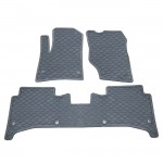 Πατάκια Σκαφάκια 3D Από Λάστιχο Συμβατά Με Porsche Cayenne 1 (9PA) (02-11) / Vw Touareg 1 (7L) 02-10 Γκρι 3 Τεμάχια
