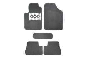 Μοκέτες Αυτοκινήτου Passion Με Σχάρα Αλουμινίου Γκρι 5 Τεμάχια