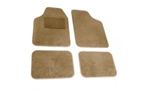 Μοκέτες Αυτοκινήτου Συμβατές Με Audi A3 3-5D 2004+ Μπεζ 4Τμχ