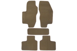 Μοκέτες Αυτοκινήτου Συμβατές Με Audi Q7 2006+ Μπεζ 4Τμχ