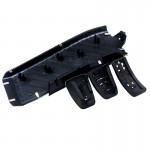 Πεντάλ Αλουμινίου Κουμπωτά Και Footrest Για Audi A4 B8 08-15 / A5 08-16 / Q3 / Q5 08-16 / A6 11-15 / A7 / A8 Χειροκίνητο Σετ 4 Τεμάχια