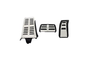 Πεντάλ Αλουμινίου Κουμπωτά Και Footrest Για Audi A4 B8 08-15 / A5 08-16 / Q5 08-16 / A6 11-15 / A7 / Porsche Macan Αυτόματο Σετ 3 Τεμάχια KPAU03