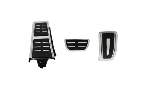 Πεντάλ Αλουμινίου Κουμπωτά Και Footrest Για Audi A4 B8 08-15 / A5 08-16 / Q5 08-16 / A6 11-15 / A7 / Porsche Macan Αυτόματο Σετ 3 Τεμάχια